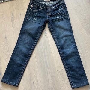 NEW MEK CIGARETTE DESIGNER DENIM JEANS